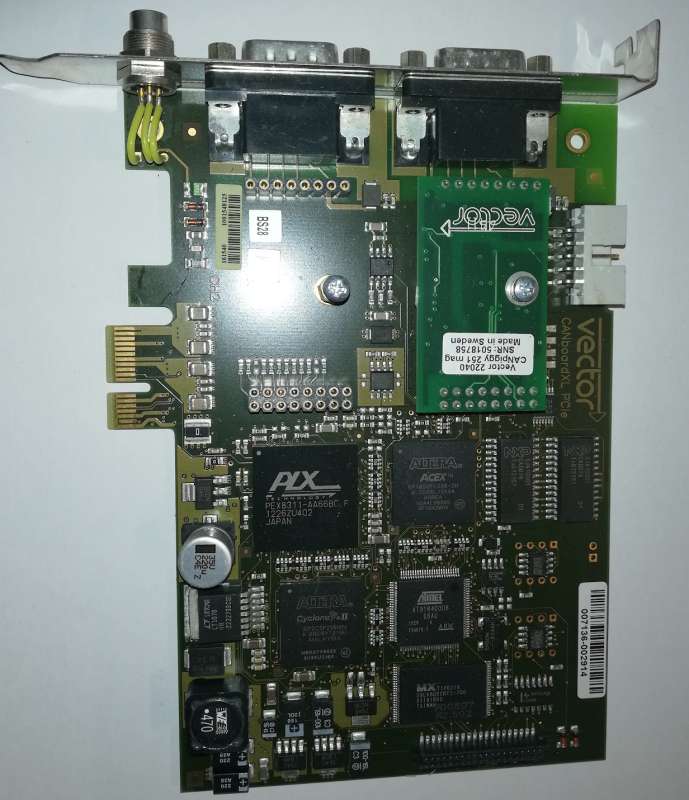 vector CANboardXL PCIe + CANpiggy 251mag .. cena na dotaz / price on request
