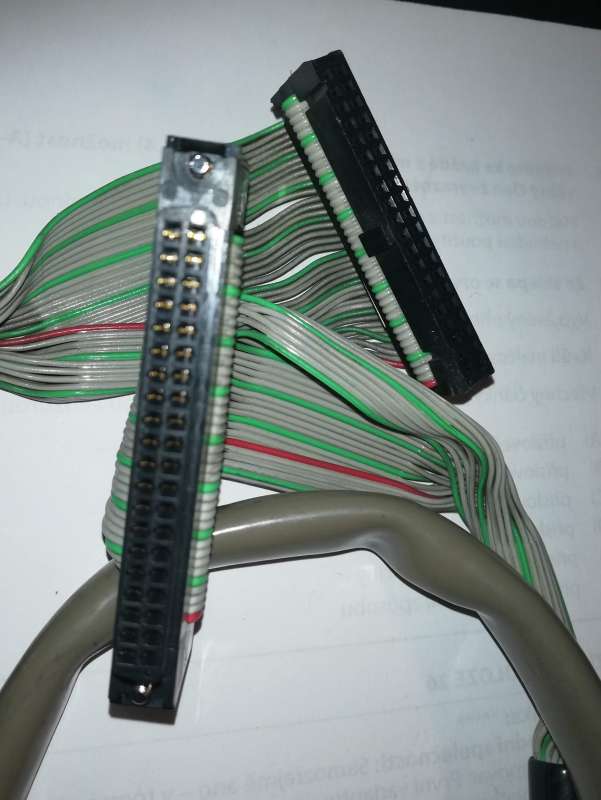 kabel 40pin 1m AWM20266 80°C 150V VW-1SC OKI electric cale .. použitý/used  .. cena na dotaz / price on request