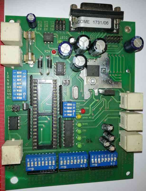 osazená deska z demontáže, na rozebrání na součástky  (PP15592)