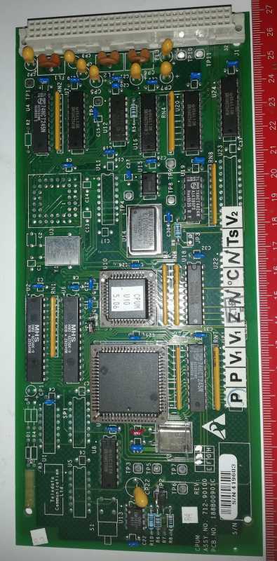 osazená deska na ND (PP15655) s 2xHM3-65756K-9, IN80C188 a další