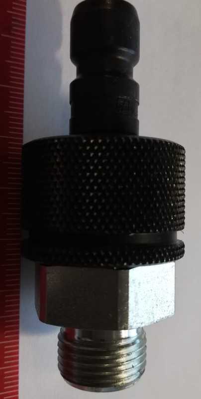 spojka pro hydrauliku .. bez značení ( délka 67mm)