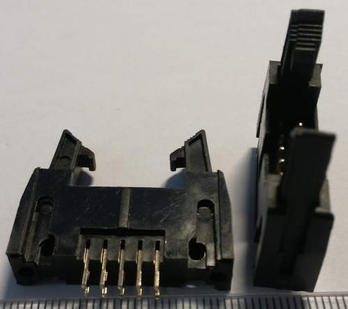 PSL10 konektor 2x5pinů RM2,54 ..balení 18ks za 100Kč