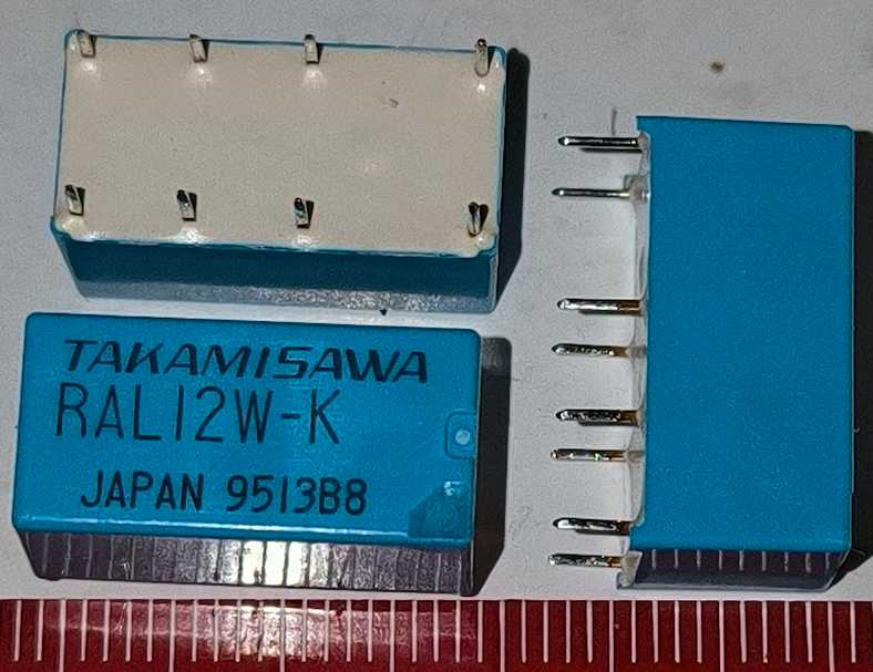 není skladem - relé TAKAMISAWA RAL12W-K 12Vdc .. balení 50ks