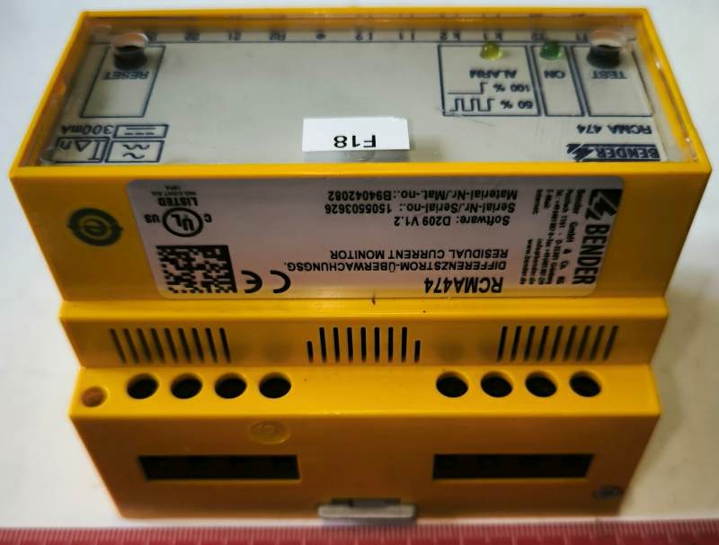 BENDER RCMA474 B94042082 D209 V1.2 RESIDUAL CURRENT MONITOR    .. cena na dotaz / price on request