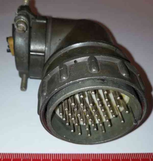 konektor  ONС-RG-09-45/42-V14 (ОНЦ-РГ-09-45/42-В14) .. pájený, použitý / used    .. cena na dotaz / price on request