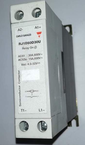 RJ1B60D30U - Carlo Gavazzi Solid State Relays, RJ1A Series .. cena na dotaz / price on request