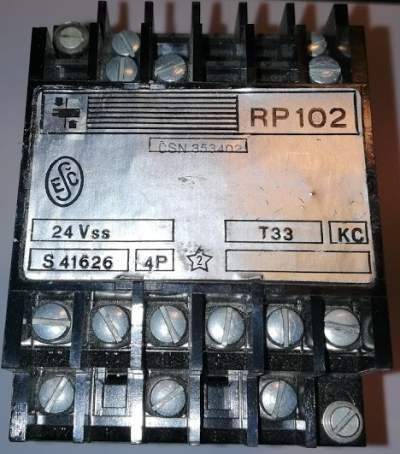 RP102 - 24Vss 4P KC   .. cena na dotaz / price on request