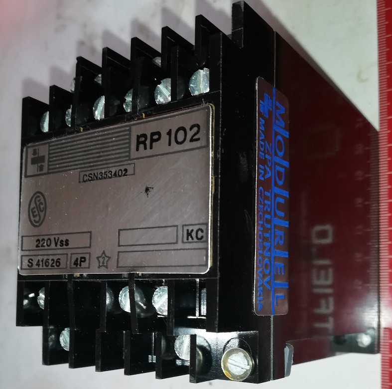 RP102KC - 220Vss 4P, nové, nepoužité  .. cena na dotaz / price on request