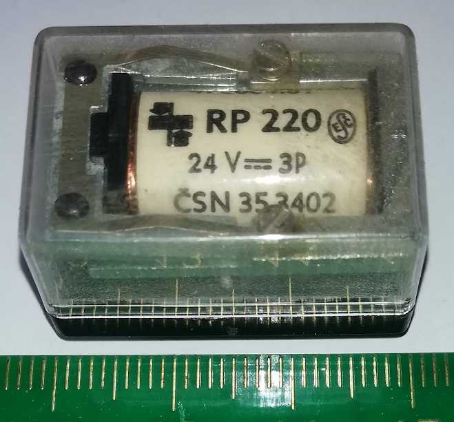 relé RP220 24Vss 3P  .. cena na dotaz / price on request