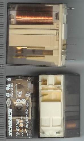 RP418048 - relé  Schrack 48V 1P