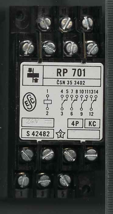 RP701 - 12Vss - 4P   .. cena na dotaz / price on request