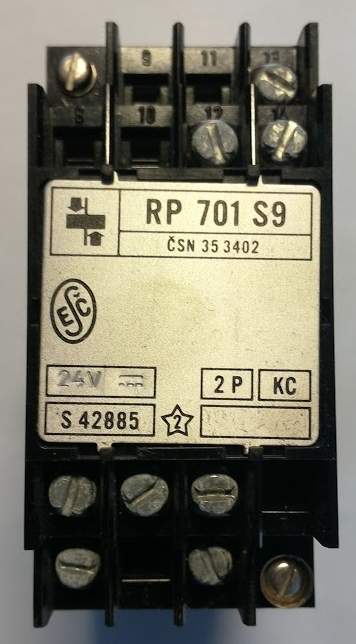 RP701 S9 2P KC 24Vss nový   .. cena na dotaz / price on request