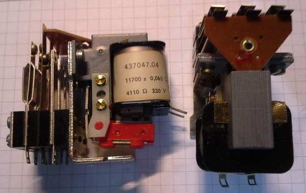 relé RP92 - 24V/50Hz 2-3P, bez krabičky  .. cena na dotaz / price on request