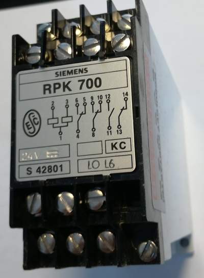 relé RPK700KC - 24V 50Hz  .. cena na dotaz / price on request