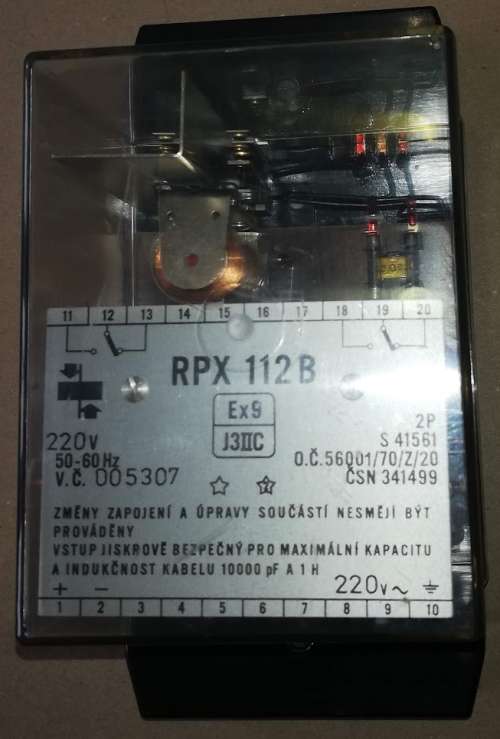 RPX112B 220V 50-60Hz 2P .. cena na dotaz / price on request