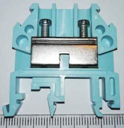 řadová svorkovnice RSA6 modrá .. balení 10ks za 100Kč