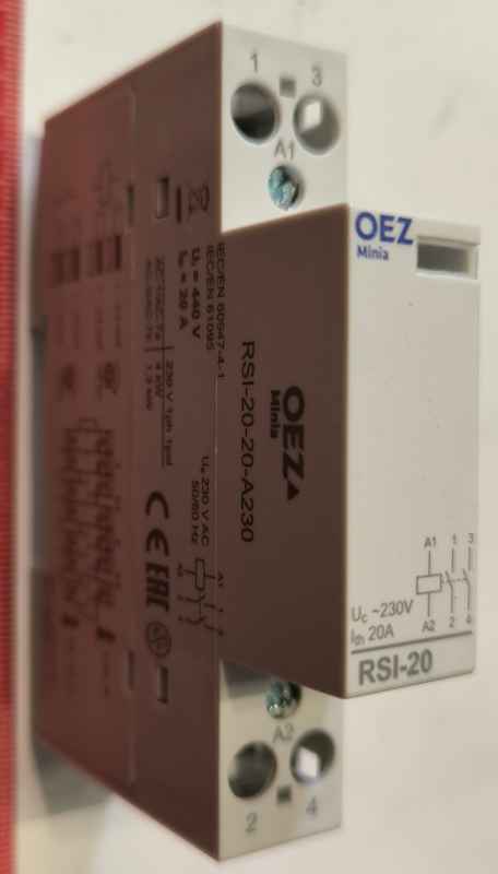 Instalační stykač OEZ RSI-20-20-A230 20A
