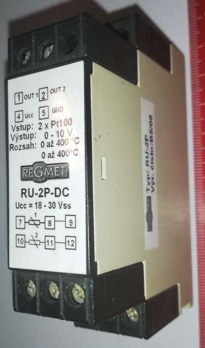 RU-2P-DC  - převodník REGMET  .. cena na dotaz / price on request