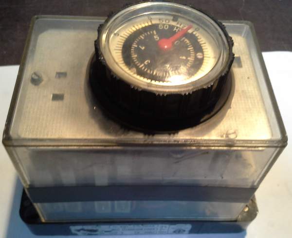 RVM-6 (?PBM-6?), 220V 50Hz časové relé 0,6s-6h,  starší   .. cena na dotaz / price on request