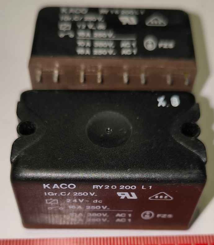 relé RY20200L1-24V KACO .. cena na dotaz / price on request