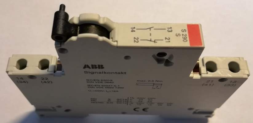 ABB S290-S11 signalcontact .. cena na dotaz / price on request