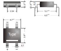 S80-SLIM diodový můstek DIOTEC .. balení 100ks za 80Kč