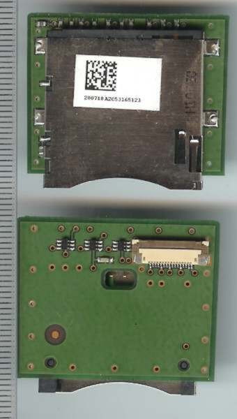 SD konektor SMT - na SD karty, modul