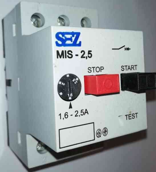 Motorový jistič MIS - 2,5