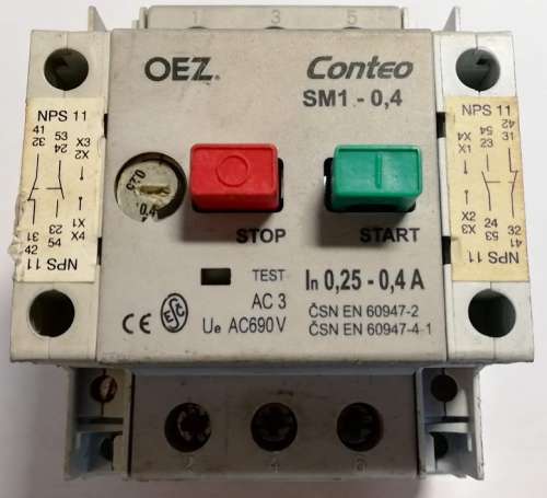 OEZ Conteo SM1-0-4 + 2x pomocný kontakt