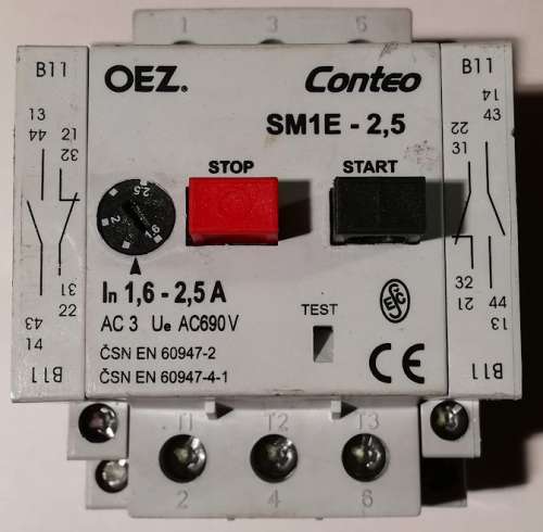 OEZ Conteo SM1E-2,5 + 2x pomocný kontakt