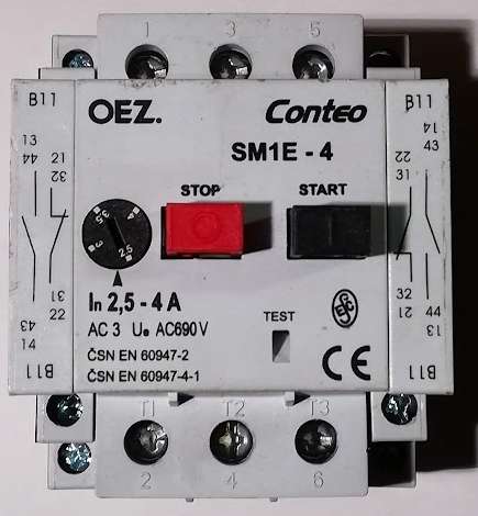 OEZ Conteo SM1E-4 + 2x pomocný kontakt