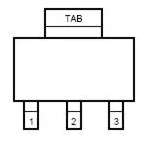 BDP949 - Bipolární tranzistor, NPN, SMD, 60V, 3A, 5W, SOT223