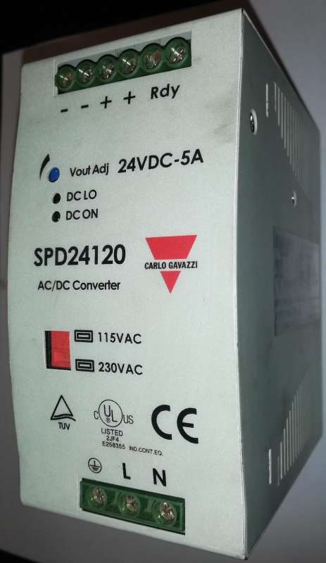 není skladem - SPD24120 Switch Power supply,24V,120W .. použitý / used