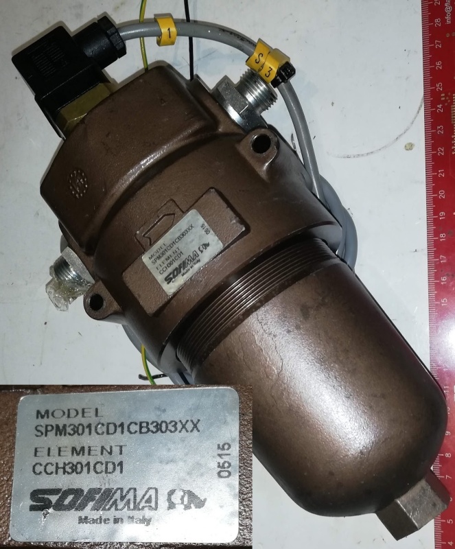 Fitr středotlaký - SPM301CD1CB303XX  .. použitý / used