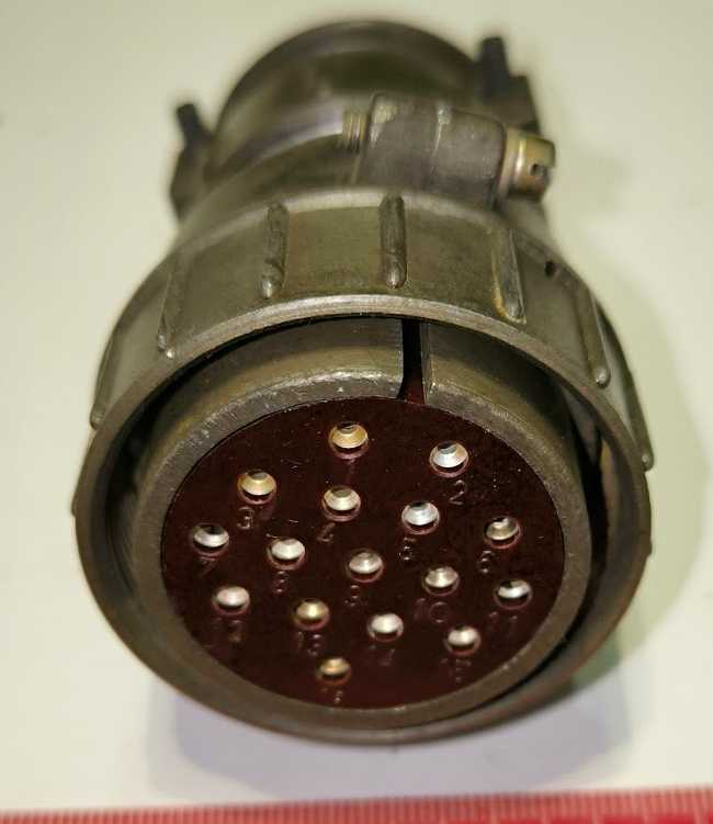 konektor ŠR40P16NŠ2 samice - ШР40П16НШ2 .. cena na dotaz / price on request