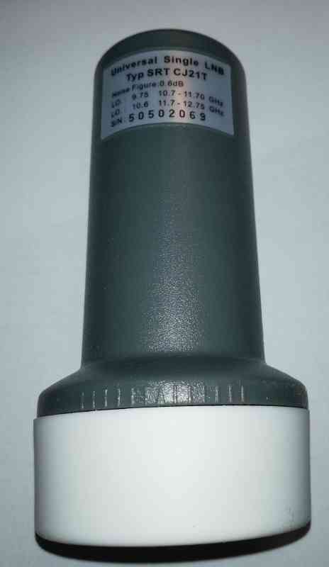 universální SINGLE LNB konvertor SRT CJ21T