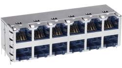 SS-73100-028 - 8X8 StackJack, CAT5E, Stack, 8P 8C, PG4 Shielded