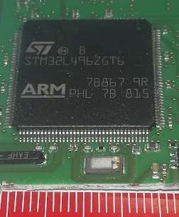 STM32L496ZGT6 - zapájen na DPS