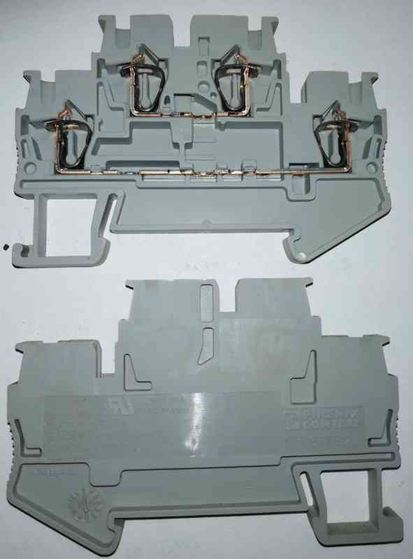 Dvoupatrová svornice pružinová - STTB 2,5 - 3031270 .. použitá / used  .. balení 25ks za 95Kč