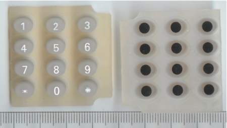 Membrána do klávesnice SW-02-3128A  .. balení 50ks za 50Kč