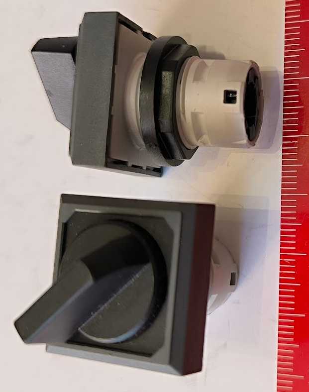 SCHLEGEL hlavice, přepínač 2 polohy, šedý (004)