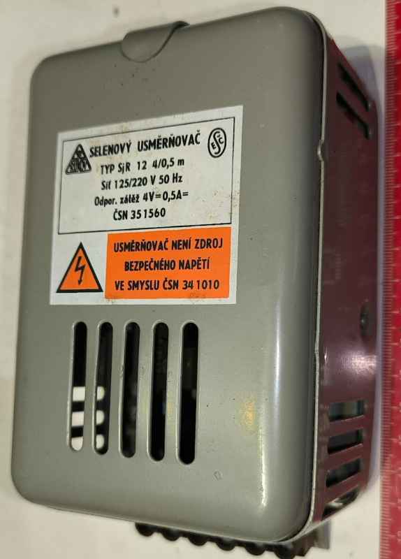 selenový usměrňovač typ SjR 12 4/0,5m   .. cena na dotaz / price on request