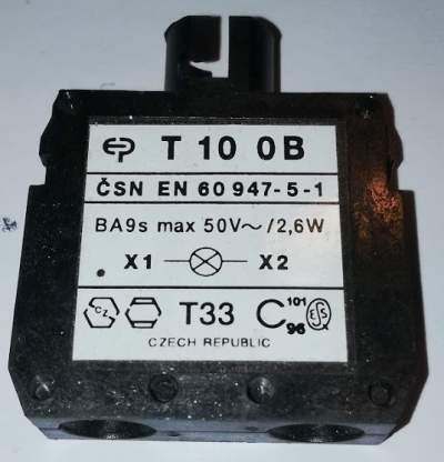 T10-0B - držák žárovky .. cena na dotaz / price on request