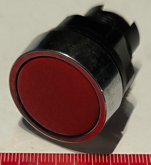 T10ARU spínací tlačítko - rudá barva