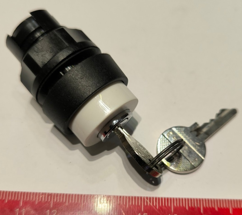 T10D BI P JZ  bílý, v obou polohách lze vytáhnout klíček -  Elektropřístroj    .. cena na dotaz / price on request