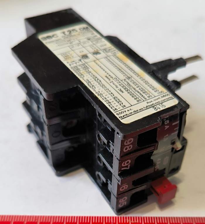 Thermal relay BBC T25DM 1,5 (1,0 .. 1,5 )  .. cena na dotaz / price on request