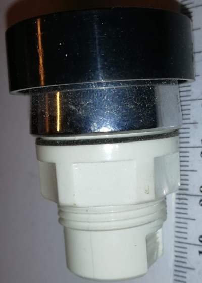 T6H/22 (fi 35) - STOP tlačítko(hříbek) bez aretace průměr 22mm - černá barva