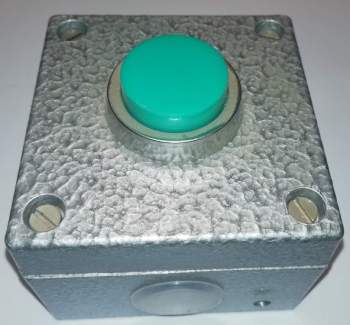 T6S1E zelená hlavice-kontrolka T6E s krytím IP44