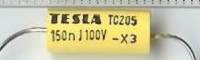 TC205 - 150n/100V     ... balení 50ks za 100Kč