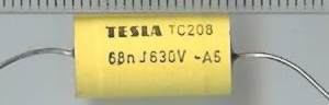 TC208   - 68n/630V     .. balení 10ks za 100Kč